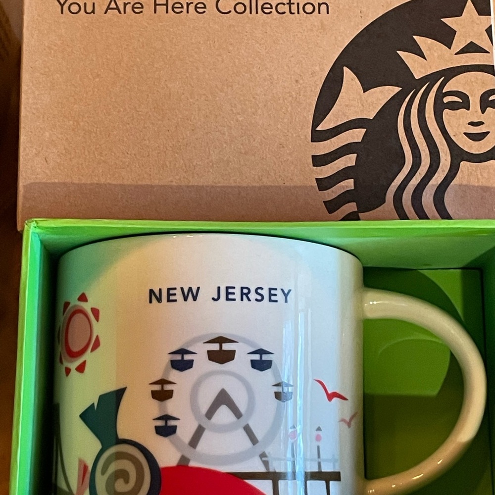 NEW Starbucks You Are Here Collection NEW JERSEY Mug